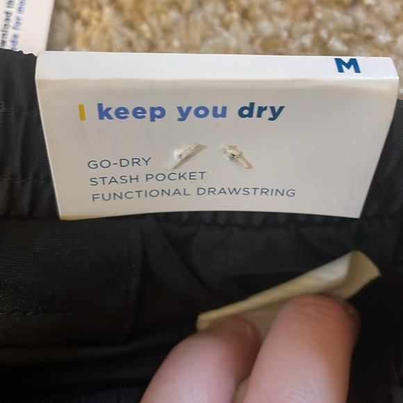 NWT Black Gym Shorts Athletic Black Medium - Picture 4 of 4